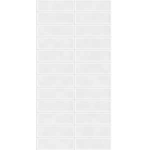 STELLAR WHITE SUBWAY 50X150 MATT DECOR 300X600MM 7155