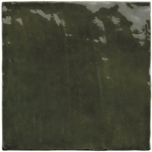 LA RIVIERA BOTANICAL GREEN GLOSS 132X132MM V2