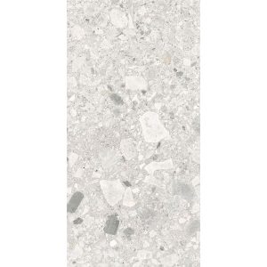 VERONA WHITE TERRAZZO MATT RECTIFIED 300X600MM TZ6301