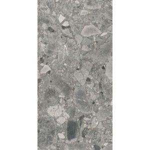 VERONA DARK GREY TERRAZZO MATT RECTIFIED 300X600MM TZ6303