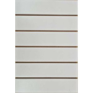 SUBWAY WHITE (SATIN) MATT STACKBOND 45X195 - 291X198MM SHEET